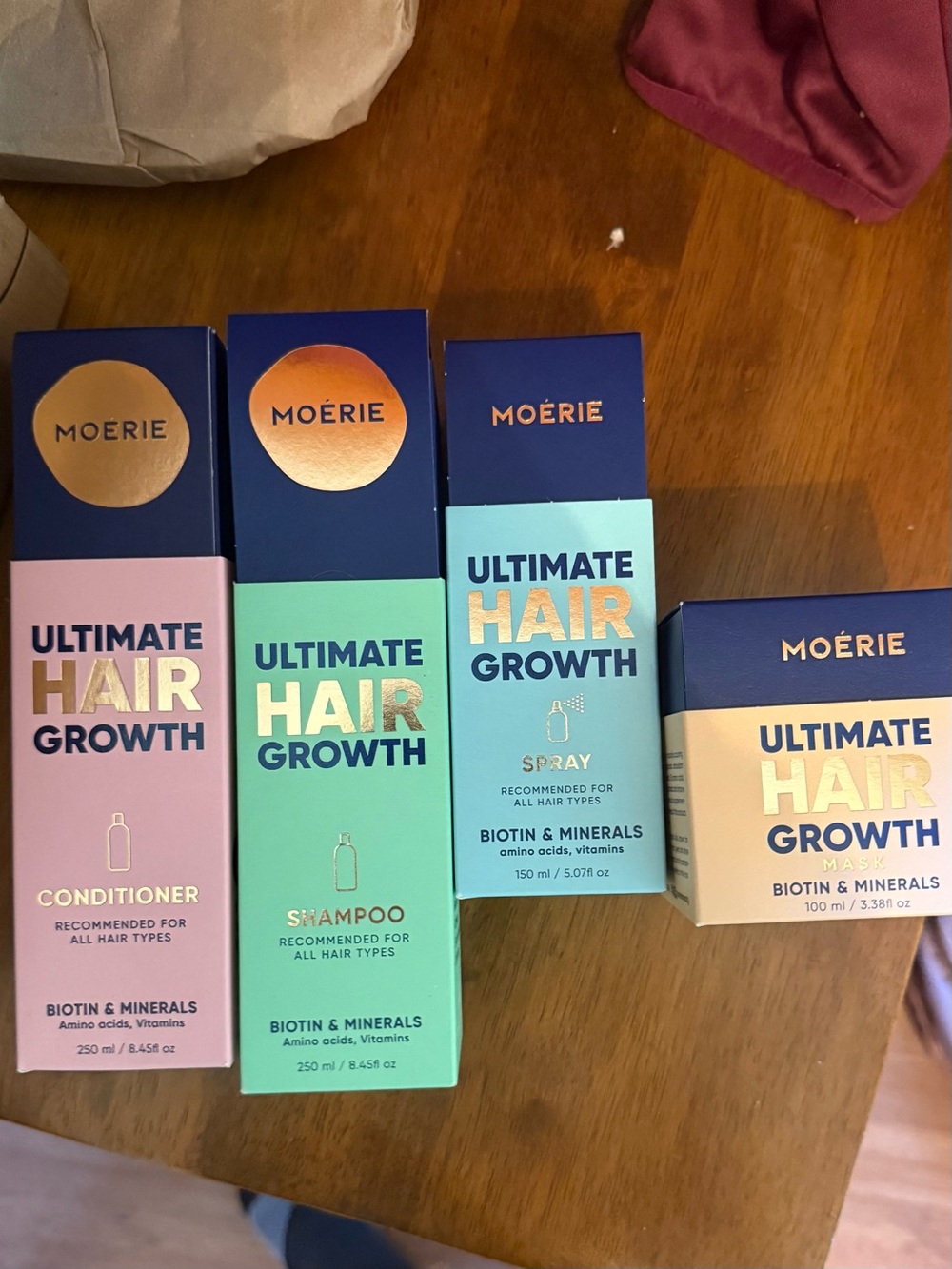 Ultimate Hair Growth Mask & Shampoo Conditioner Set - Brown
